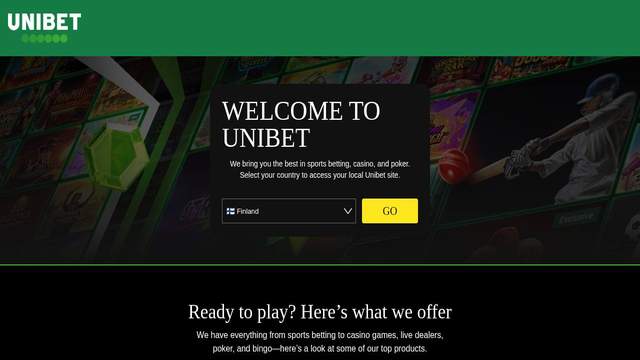Unibet Nederland casino screenshot